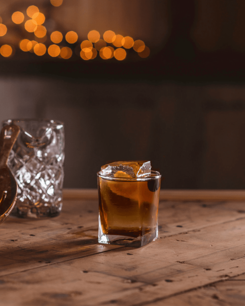 Ironclad's famous Old Fashioned cocktail
